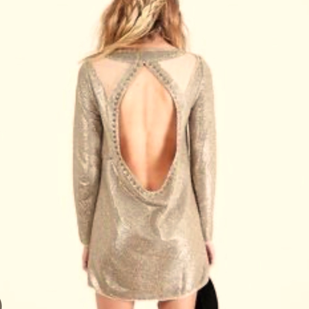 NWT Med Spell and the Gypsy Collective Bond Girl Mini dress.